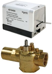 Erie VT2343G13A02A 24v 3/4" Inverted Flare 2-Way N.C. Zone Valve W/End Switch