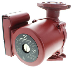 Grundfos Pumps 52722512 115V 3-Speed 1/6HP Cast Iron Circulator Pump UPS26-99FC