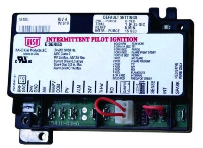 Baso C610U-1C Universal Intermittent Pilot Ignition Control 24v 50/60hz