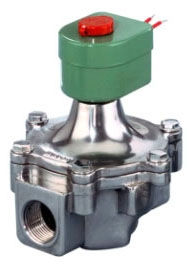 Asco 8215A090CSA-120/60-110/50 2-1/2" 2-Way N.C. Aluminum Body Solenoid Valve