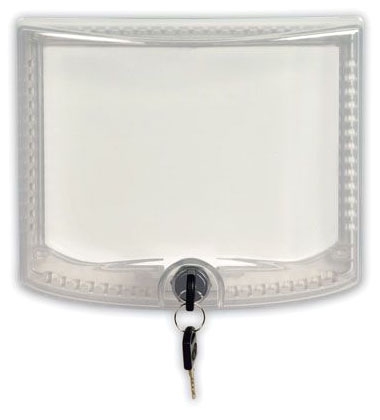 Braeburn 5970 Universal Clear Plastic Thermostat Guard w/Key Lock
