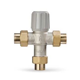 Resideo AM100-US-1LF/U 1/2" Union Sweat Lead Free Mixing Valve 70-145F