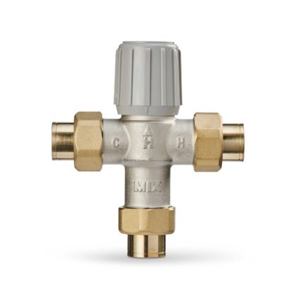 Resideo AM100-US-1LF/U 1/2" Union Sweat Lead Free Mixing Valve 70-145F