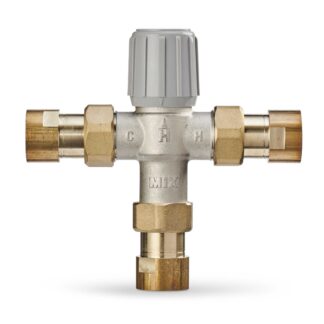 Resideo AM100-UT-1LF/U 1/2" NPT. Union Lead Free Mixing Valve 70-145F