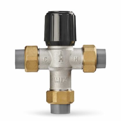 Resideo AM101C1070-UCPVC-1LF 3/4" Union CPVC 1070 Lead Free Mixing Valve 70-120F