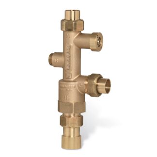 Resideo AMX102-US-1LF 1" Union Sweat AMX Lead Free Mixing Valve 70-145F