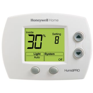 Resideo H6062A1000 24v Premier White HumidPro Digital Humidity/Dehumidity Control