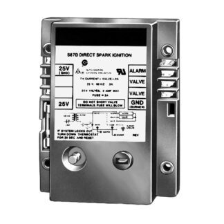 Resideo S87D1038 Direct Spark Ignition Control 21 Sec. Lockout Two Rod