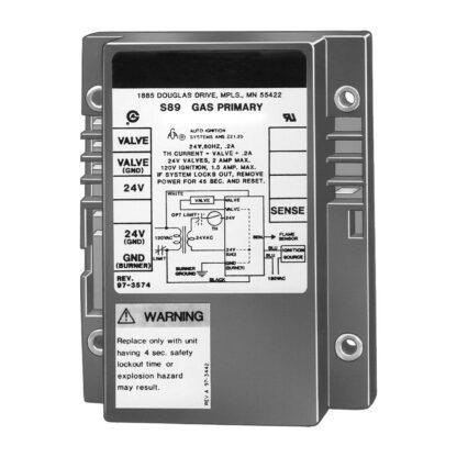 Resideo S89E1058 Direct Spark Ignition Control Module 4 Second Lockout 2 Rod