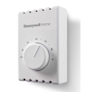 Resideo T410B1004 4-Wire DPST Line Volt NonProgrammable Electric Heat Thermostat