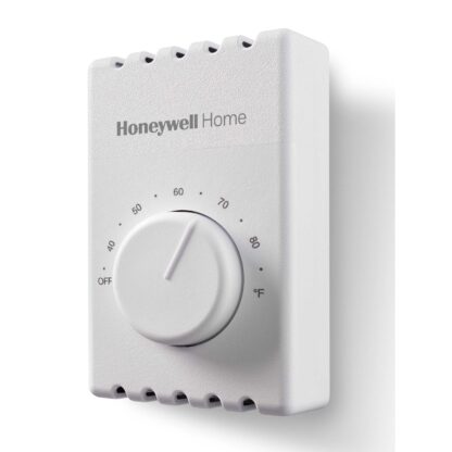 Resideo T410B1004 4-Wire DPST Line Volt NonProgrammable Electric Heat Thermostat