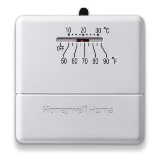 Resideo T812C1000 24v Square Snap Action Non-Programmable Heat-Cool Thermostat