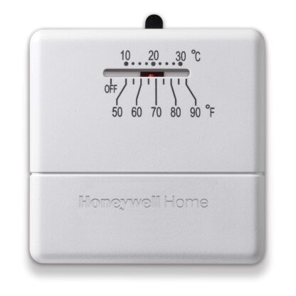 Resideo T812C1000 24v Square Snap Action Non-Programmable Heat-Cool Thermostat