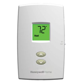 Resideo TH1100DV1000 Vertical Mount NonProgrammable Heat-Only Digital Thermostat