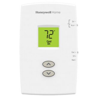 Resideo TH1110DV1009 Dual-Powered FocusPRO NonProgram Vertical Mount Thermostat