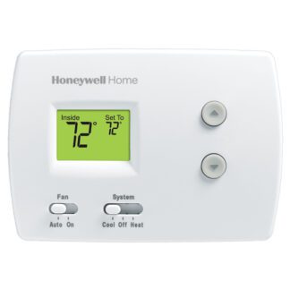 Resideo TH3110D1008 Digital Non-Program Dual-Powered Horizontal Mount Thermostat