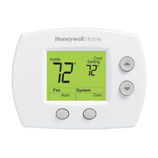 Resideo TH5110D1022 FocusPRO Non-Programmable Dual-Powered Digital Thermostat