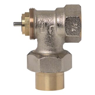 Resideo V2040ESL25 1" Vertical Angle Thermostatic Radiator Valve