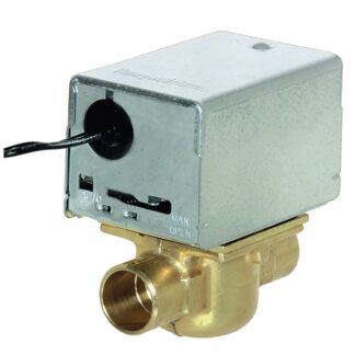 Resideo V8043A1029 24v 2-Way 3/4" Sweat N.C. Zone Valve 3.5Cv w/18" Leads