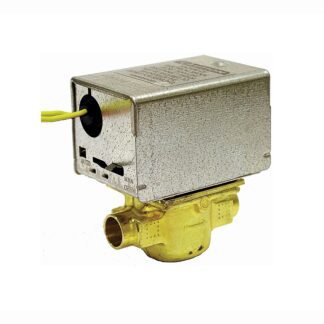 Resideo V8043E1004 24v 2-way 2-Pos. N.C Zone Valve 1/2" Sweat 3.5Cv w/Aux Switch