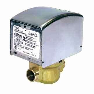 Resideo V8043E5004 24v 2-Way 2-Pos N.C Zone Valve 1/2" Sweat 3.5Cv w/Aux. Switch