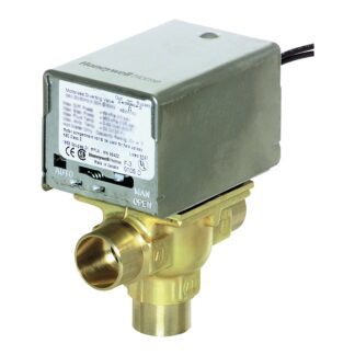 Resideo V8044A1143 24v 3/4" NPT. 3-Way N.C. Zone Valve 4.0 Cv