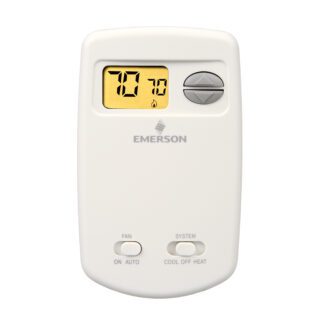 White-Rodgers 1E78-144 Single Stage Non-Programmable Vertical Mount Thermostat