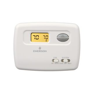 White-Rodgers 01F78-144S1 2-Wire 1-Stage Non-Program Horiz. Mount Thermostat