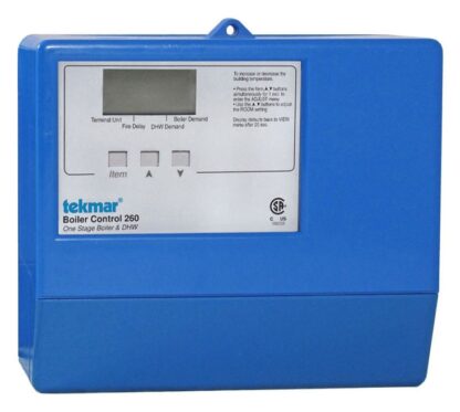 Tekmar 260 1-Stage Boiler & DHW Control w/ Outdoor & Universal Sensor
