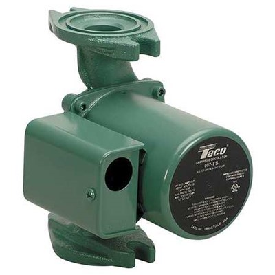 Taco 007-F5 Cast Iron Circulator Pump, 1/25 HP, 115V