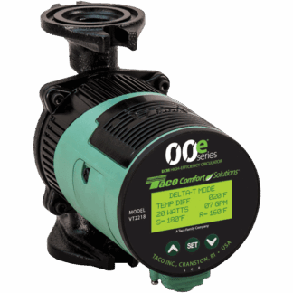 Taco VT2218-HY2-FC1A00 ECM High Efficiency Variable Speed Circulator Pump, 1/25 HP, 120V